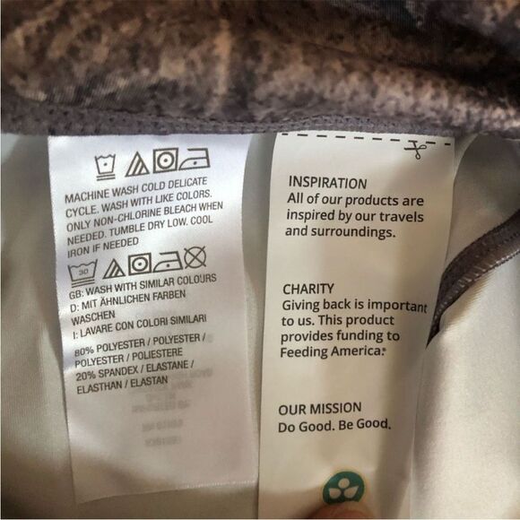 Soulgani Active California Love Full Soul Leggings Women's Brown Batik petite - Picture 5 of 6